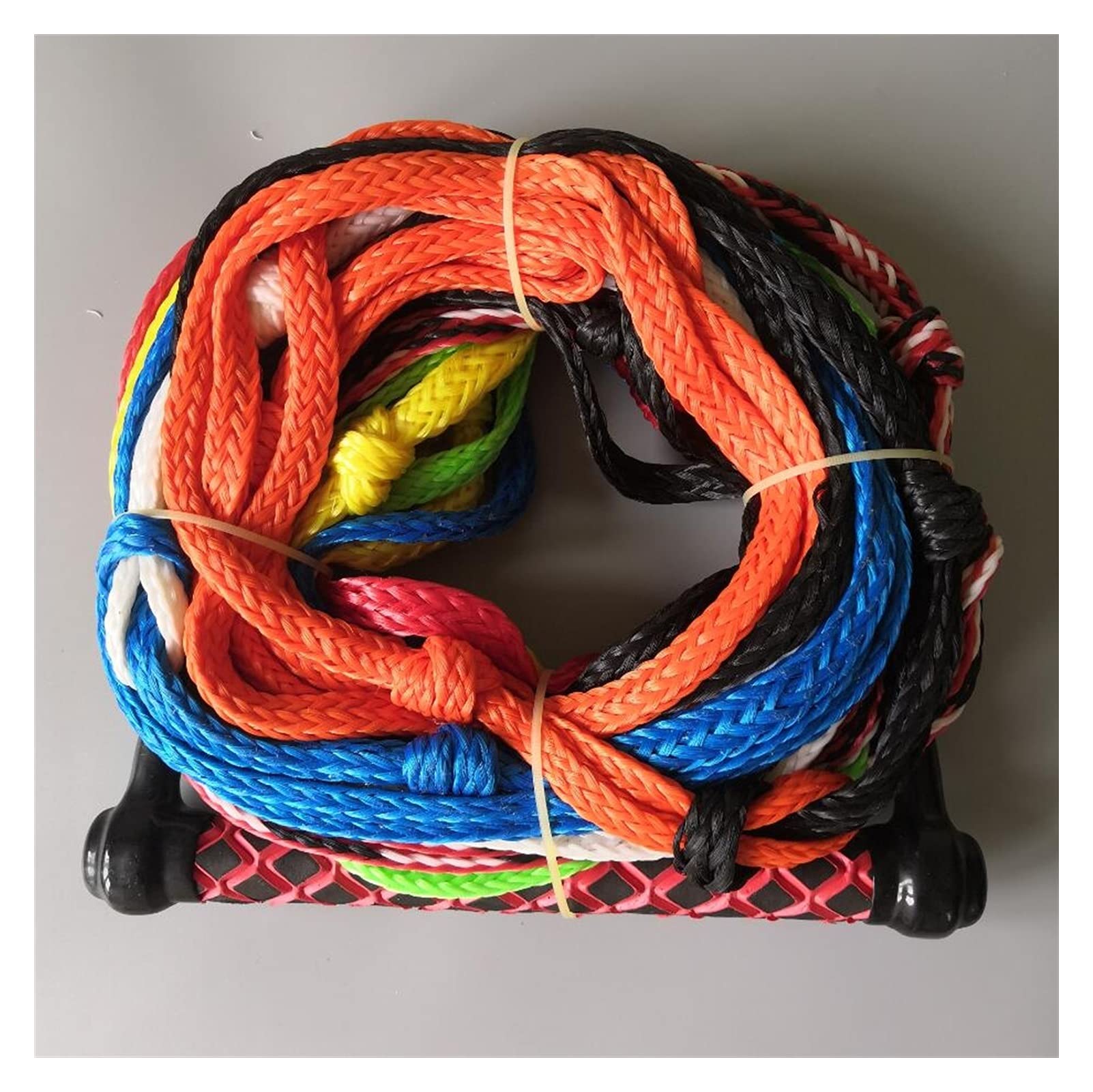 Surf Leine 1 stücke 23m Wasser Ski Seil Sicherheit Surfen Schleppleine Leine Schnur mit Eva Griff Griff für Wakeboard-Kniebrühe Surfen SUP Leash. (Color : White)