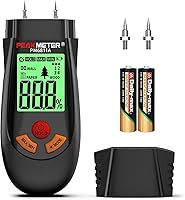 PEAKMETER PM6811A Wood Moisture Meter Pin-Type LCD Display - Accurate for Wood, Paper, Plywood, Walls & Floors