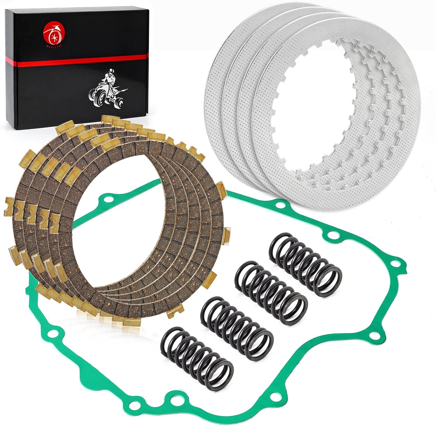 Clutch Kit Heavy Duty Springs & COVER Gasket For Kawasaki Ninja 250R EX250 2008 2009 2010 2011 2012