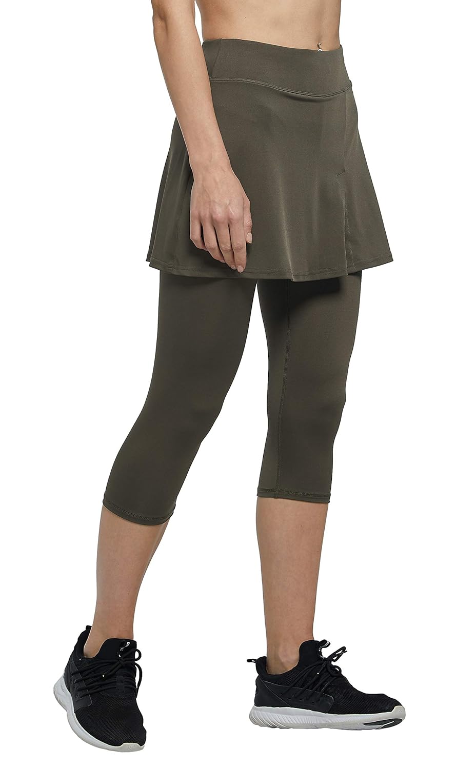 Skirted capri leggings with pockets Clearance