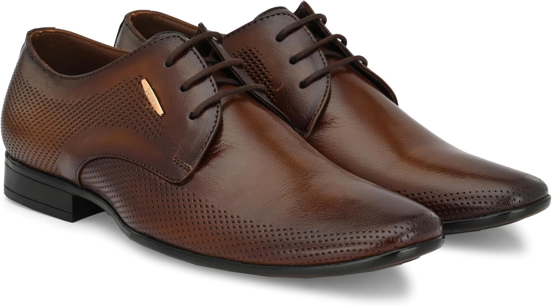 egossComforts Premium Genuine Leather Derby Formal Shoes for Men-FO-1566