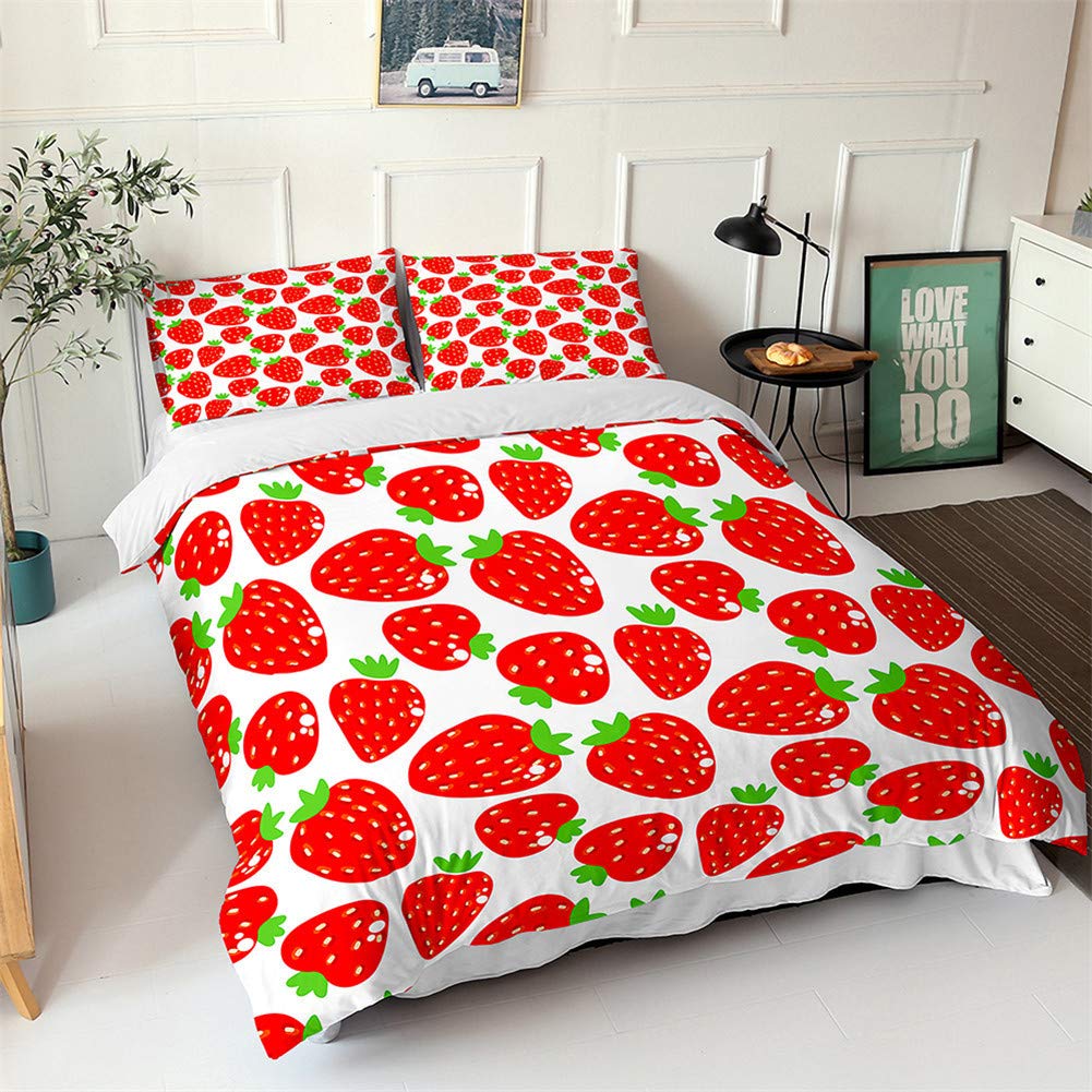 Parure de lit 220x240 cm anti-plis pour un couchage d'adulte et enfant