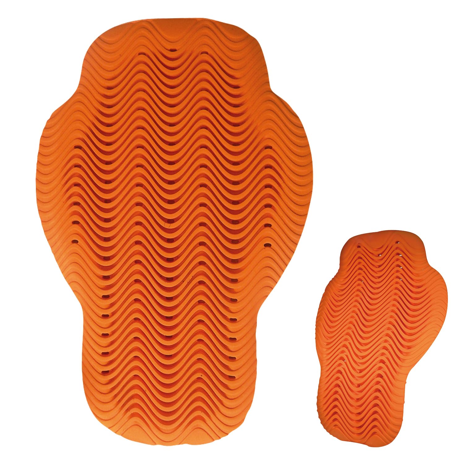 Held D3O Viper 2 Rückenprotektor Motorrad, Ski und Snowboard - Patentierte Airwave Technologie, Flexibel, Leicht, Atmungsaktiv - CE Level 2 Schutzklasse EN 1621-2:2014 zertifiziert - Orange - Gr. S-XL