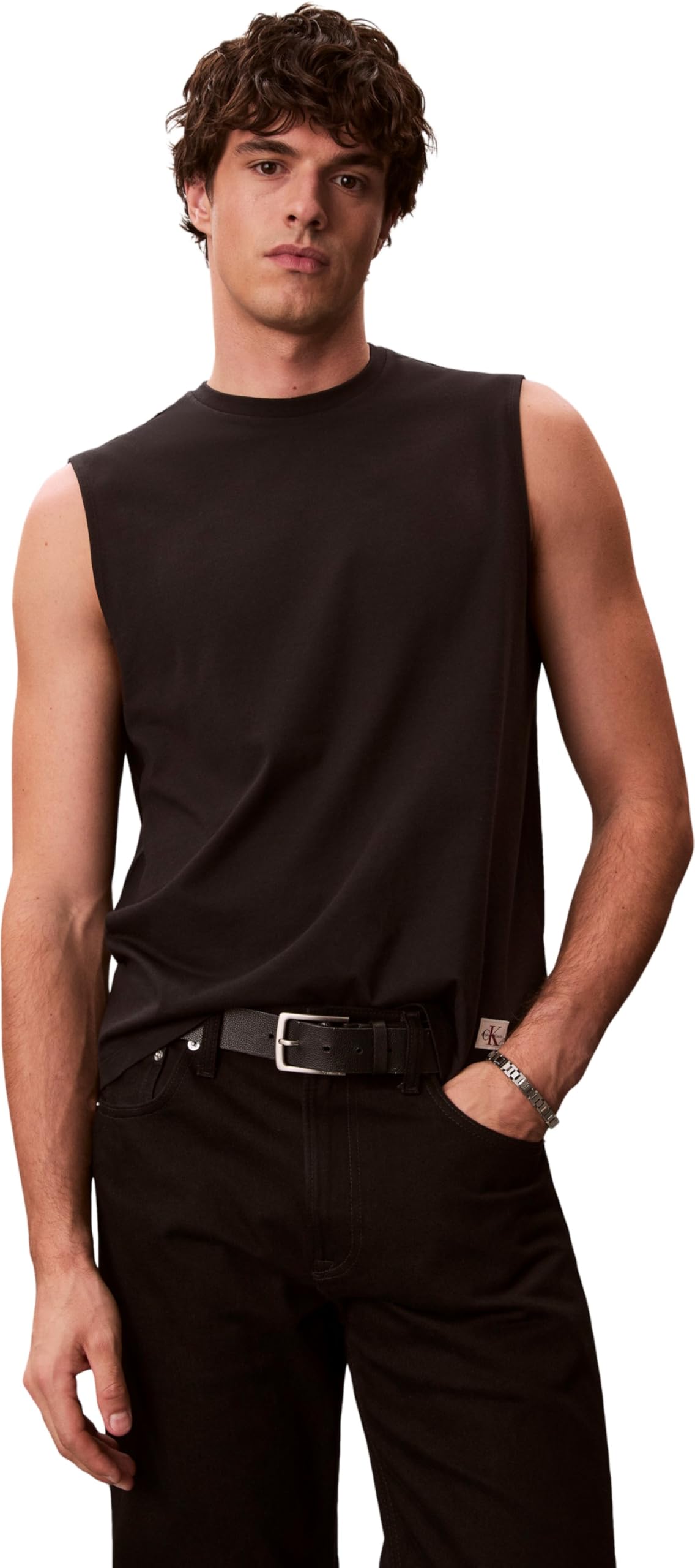 Calvin Klein Men's Muscle Tank Top - XL - Black