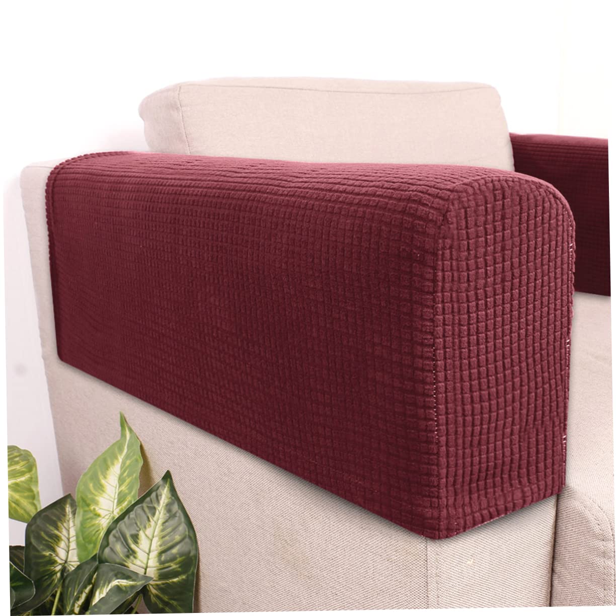 Cabilock Protection D'accoudoir De Canapé Lot De 2 Housses en Matériau Robuste Et Confortable pour Usage Domestique Et Commercial