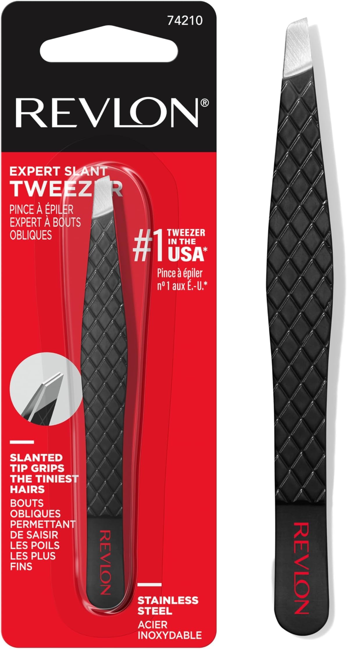 Revlon Expert Slant Tweezer - Precise Hair Removal -13
