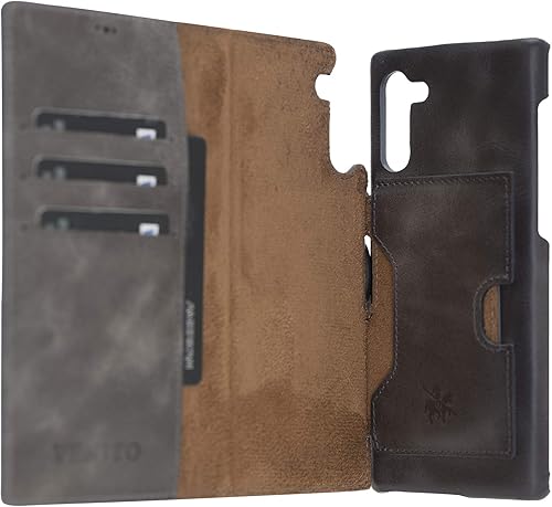 Miniatura 159 de Venito Funda tipo cartera para iPhone 15 con tarjetero y bloqueo RFID, funda de cuero para teléfono, funda desmontable de 6.1 pulgadas, Florencia