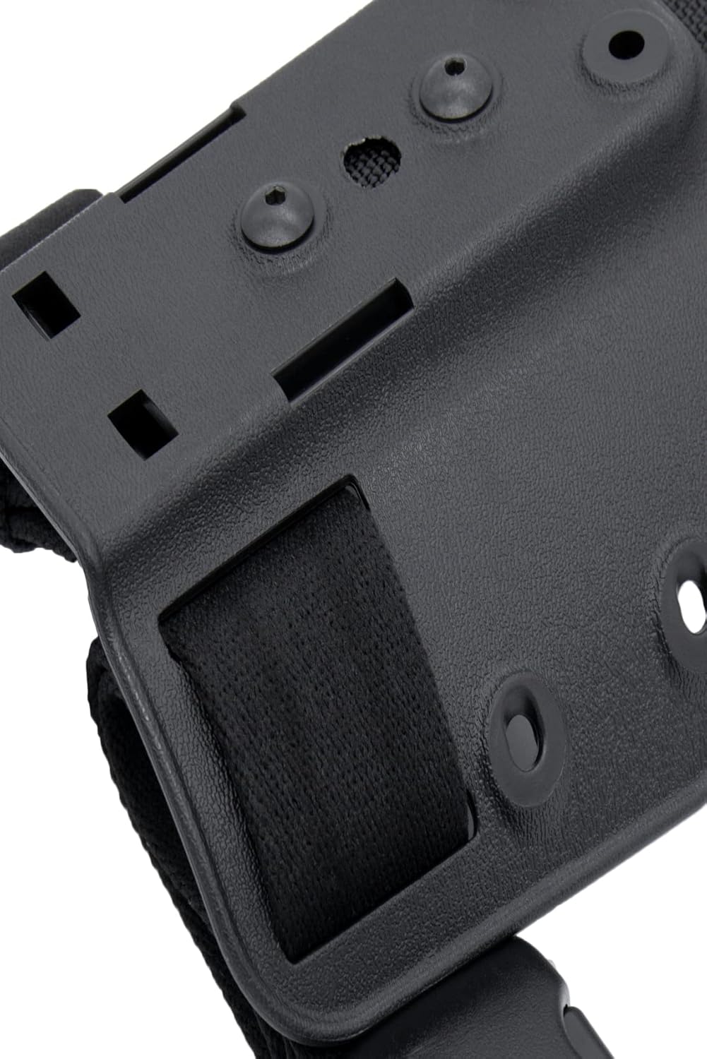 SAFARILAND 6004-10 Single Strap Leg Shroud Small Tactical Plate with Harness,Black Stx Tactical Finish