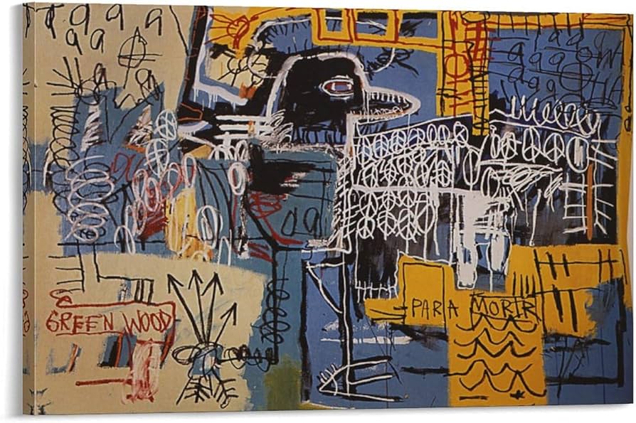 Amazon.co.jp: ジャン＝ミシェル・バスキア Basquiat Bird on Money