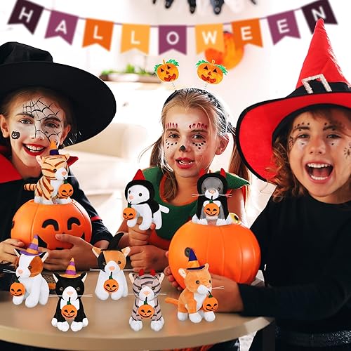 Vista 5 de 8 piezas de animales de peluche de 5 pulgadas a granel, varios lindos animales de peluche para mascotas, pequeños animales de peluche