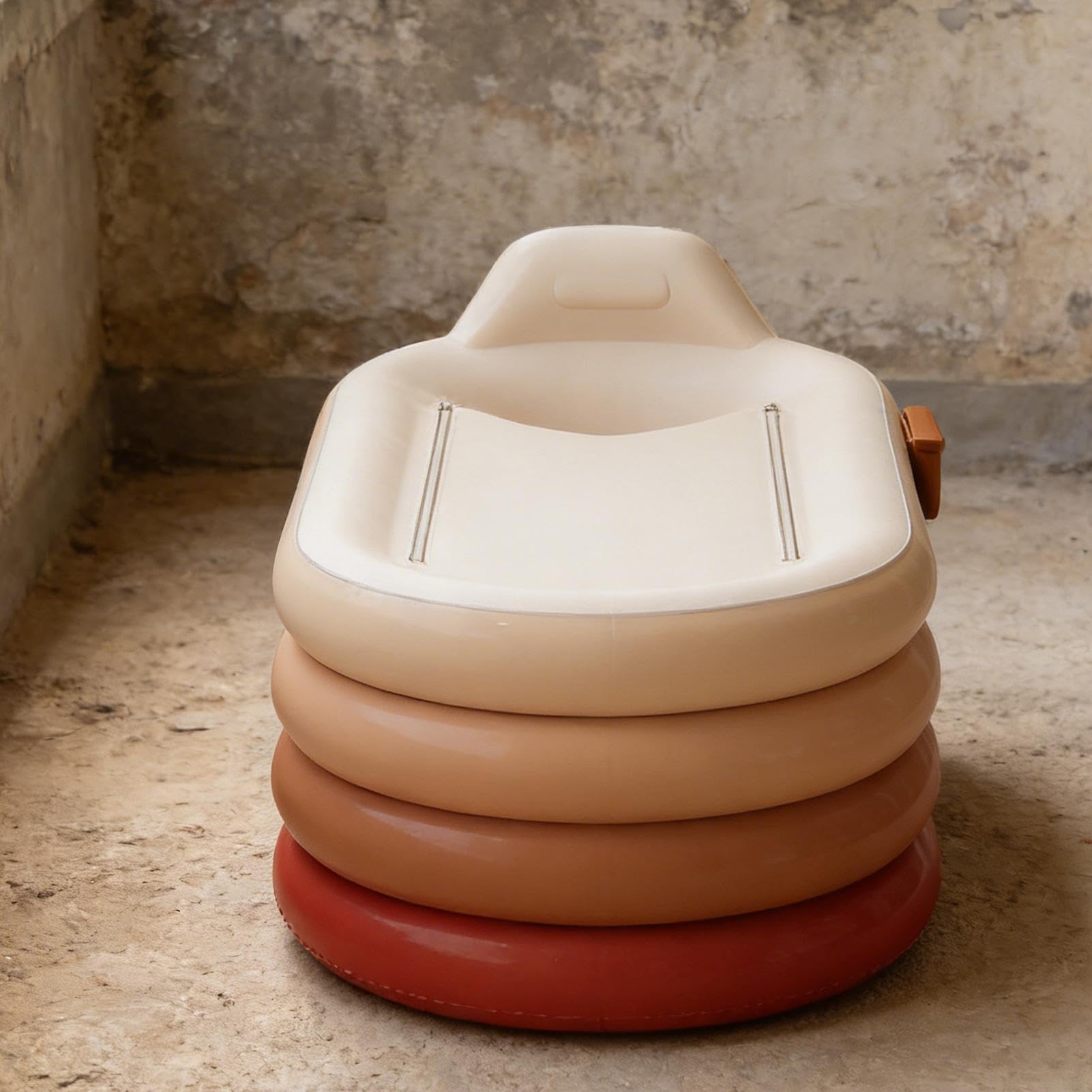 Vasca da Bagno Gonfiabile | Secchio per Doccia con Pompa a Pedale,Vasca Gonfiabile per Adulti,per Relax, Hotel, Appartamento