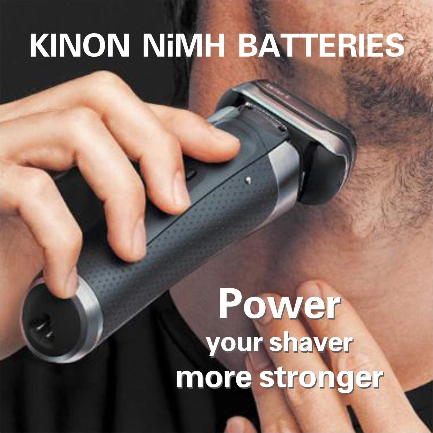 Kinon AA Rechargeable Batteries Ni-Mh 1.2V 2400mAh (8 Pieces) for Digital Camera Gaming Controller Electric Shaver Toothbrush Flashlight : Video Games