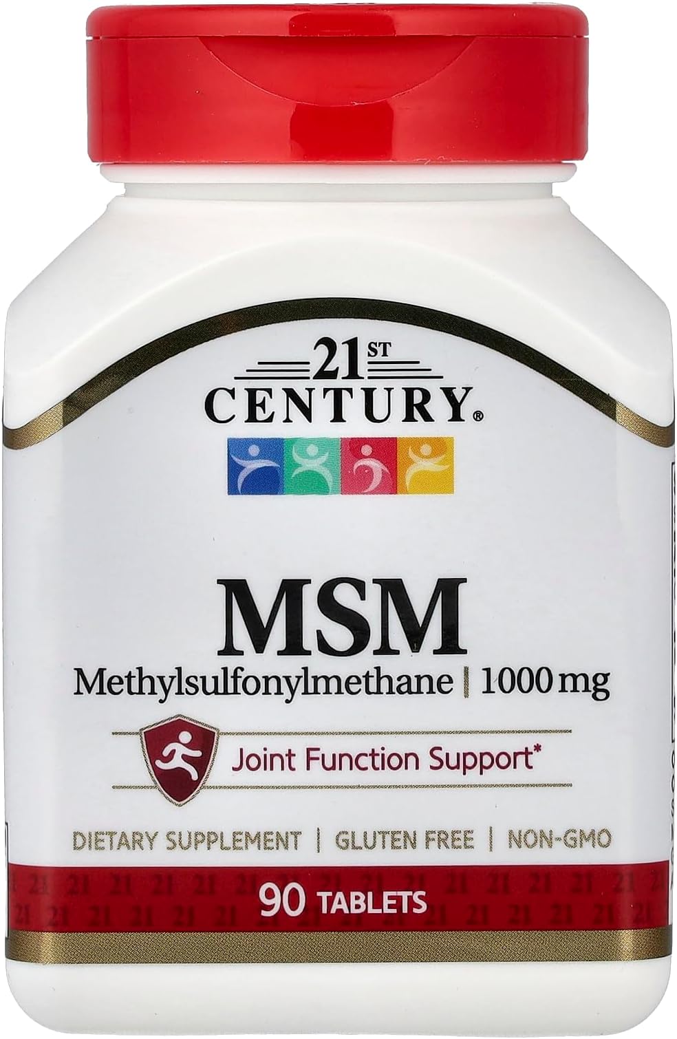 21st Century MSM, 1,000 mg, 90 Tablets
