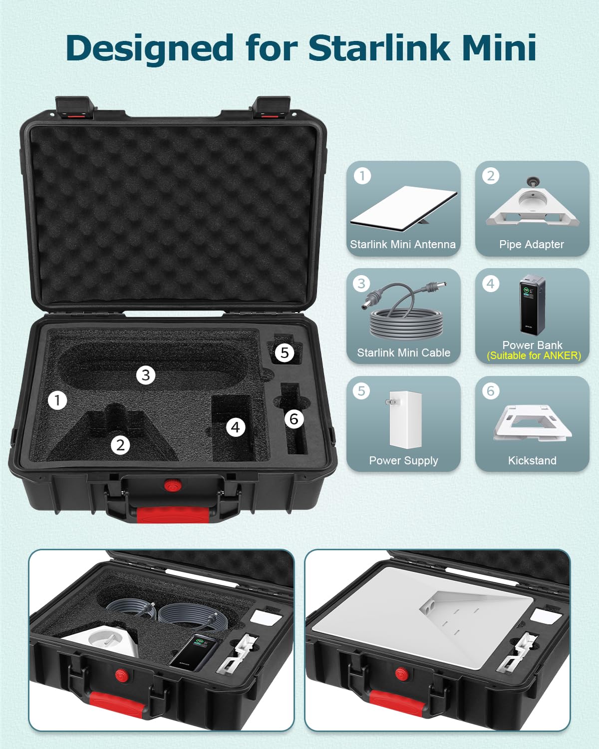 Tui De Protection ??l??gant En Silicone Pour Starlink Mini Plusieurs