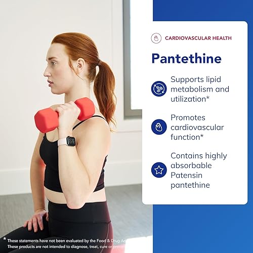 Miniatura 3 de Pure Encapsulations Pantethine  Suplemento hipoalergénico que apoya el metabolismo saludable de los lípidos y la función cardiovascular  120 cápsulas