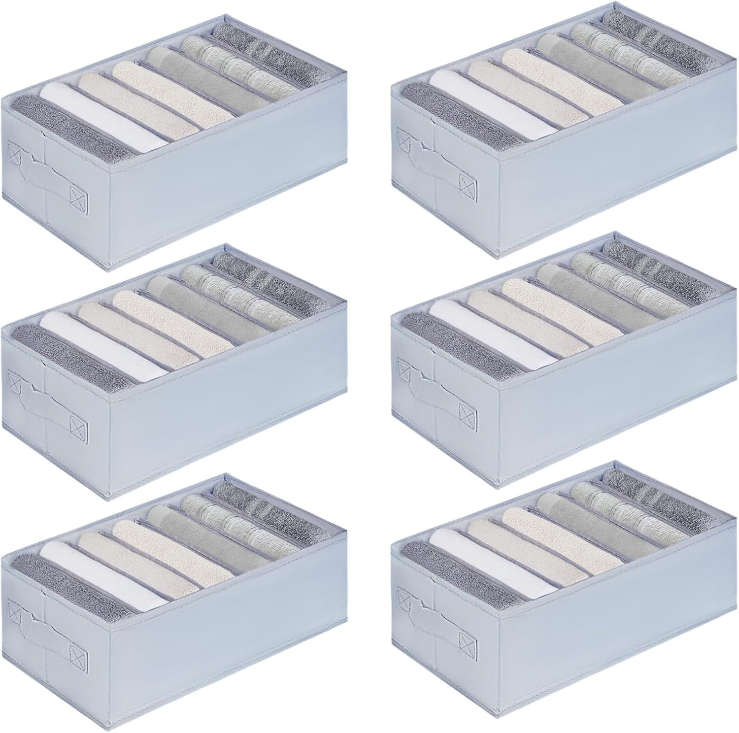 Organizzatore per jeans, 4 organizer per armadio, organizer per jeans, cassetto porta abiti in rete per pantaloni, jeans, maglioni, t-shirt, pant | Leroy Merlin