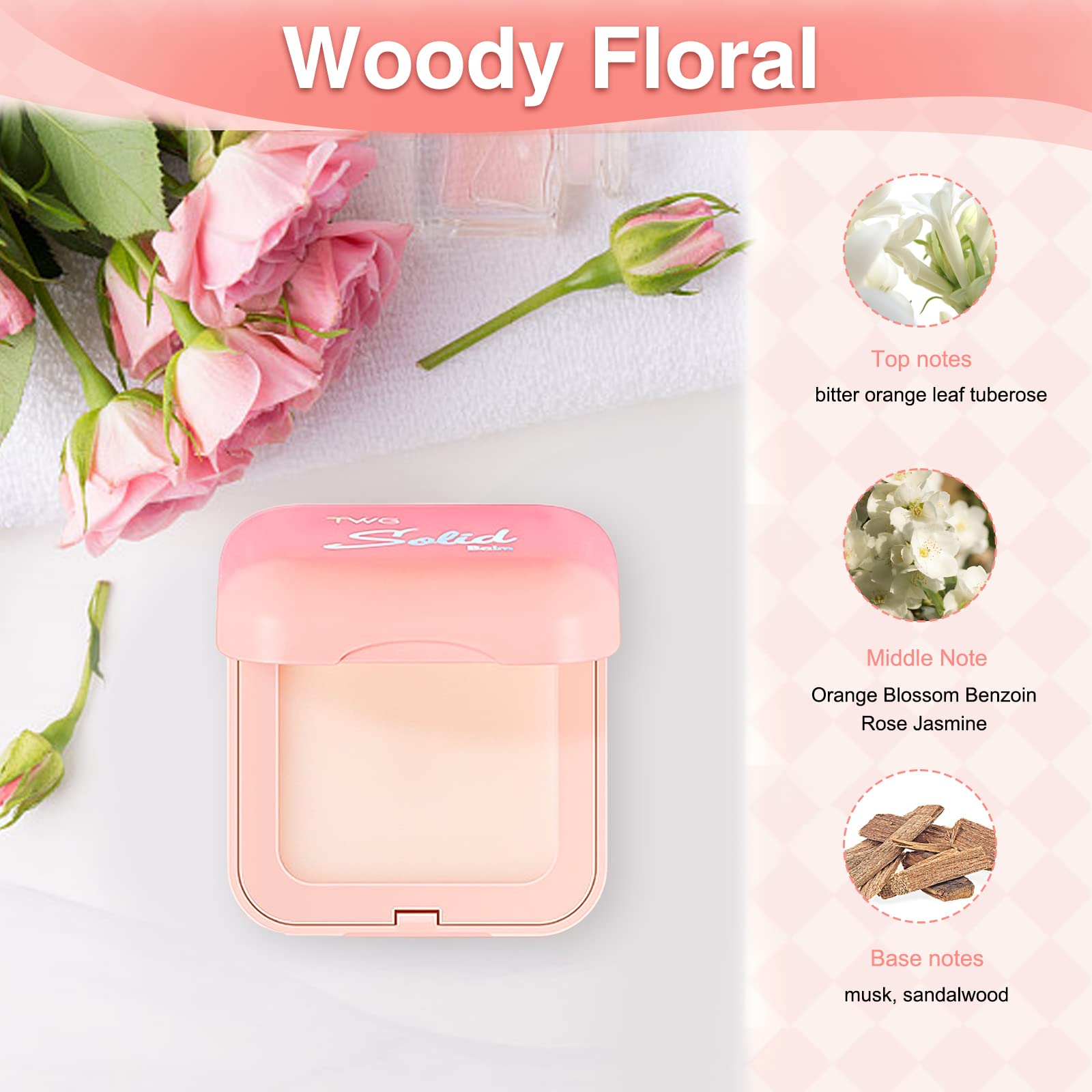 Portable Pocket Balm Perfume 6 pcs Pocket Solid Perfume Feromone Solid Perfume Set Solid Perfume Balm Sets Solid Perfume Pheromone For Women To Attract Men Perfume Set 3 Diverse Fragranze