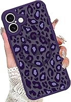 Vista 39 de KANGHAR - Funda para teléfono celular para iPhone 7/8/SE 2020, diseño de leopardo, funda protectora de TPU resistente - Negro