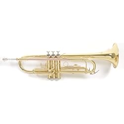 Trompeta Bach Stradivarius 43 Roy Benson Trompeta Sib TR-101 (Diseñada profesionalmente con calibre ML, con tudel de latón dorado, estuche rectangular ligero incluido, con juego de mochilas)