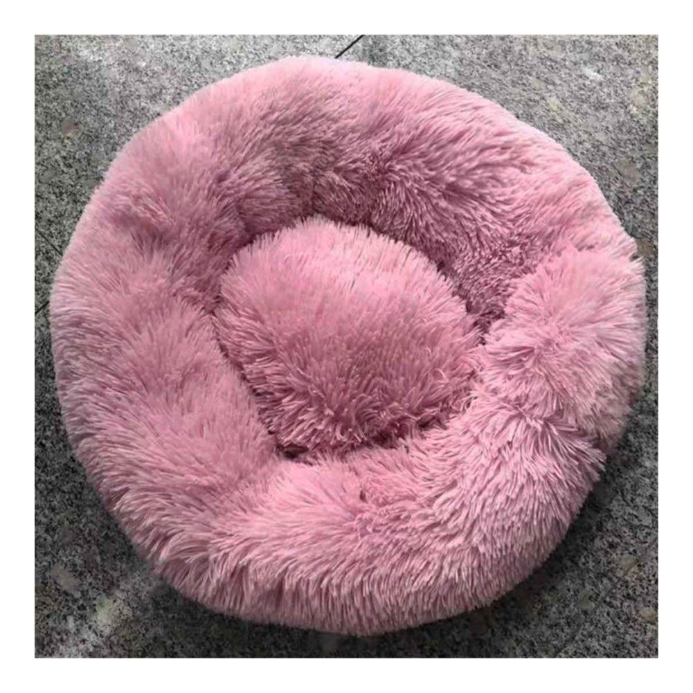 Lazy cat house panier rond en peluche chaud pour soulager les animaux