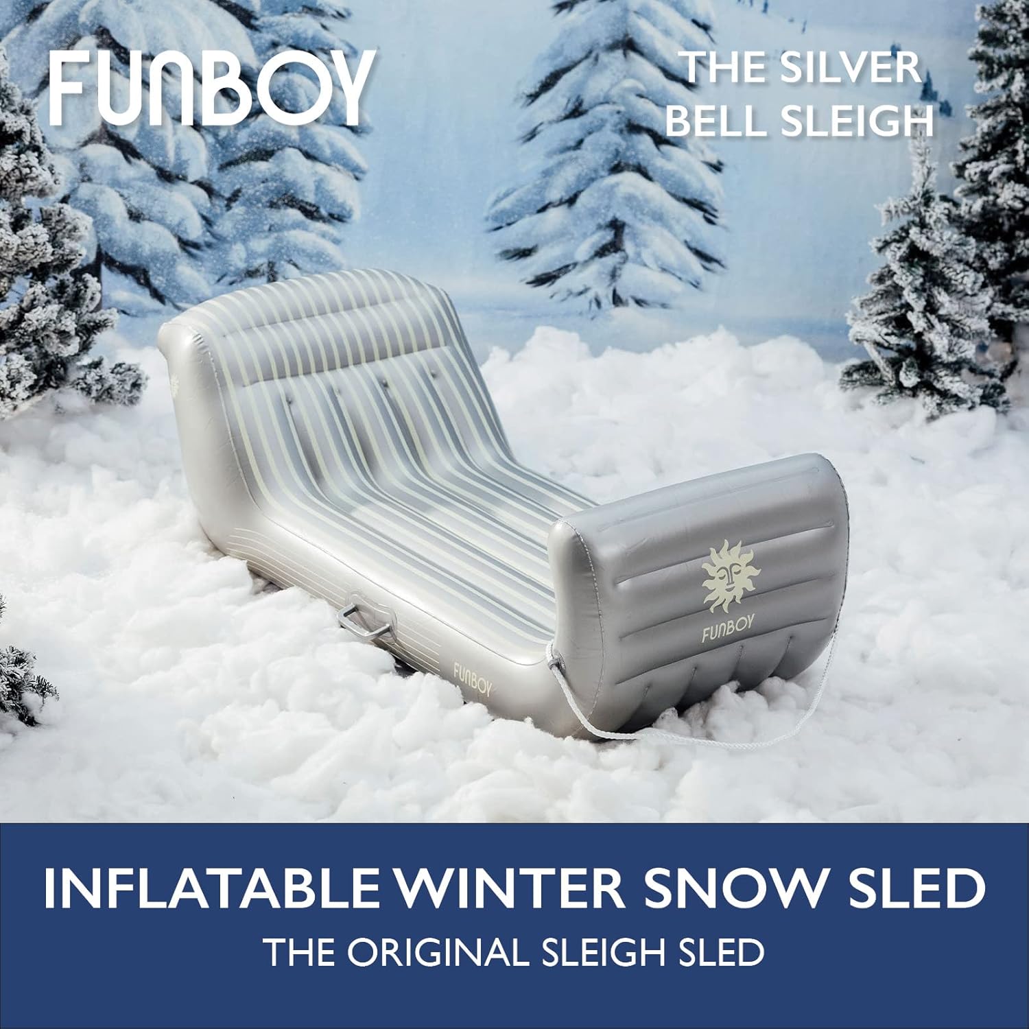 FUNBOY Inflatable Alpine Mountain Sleigh