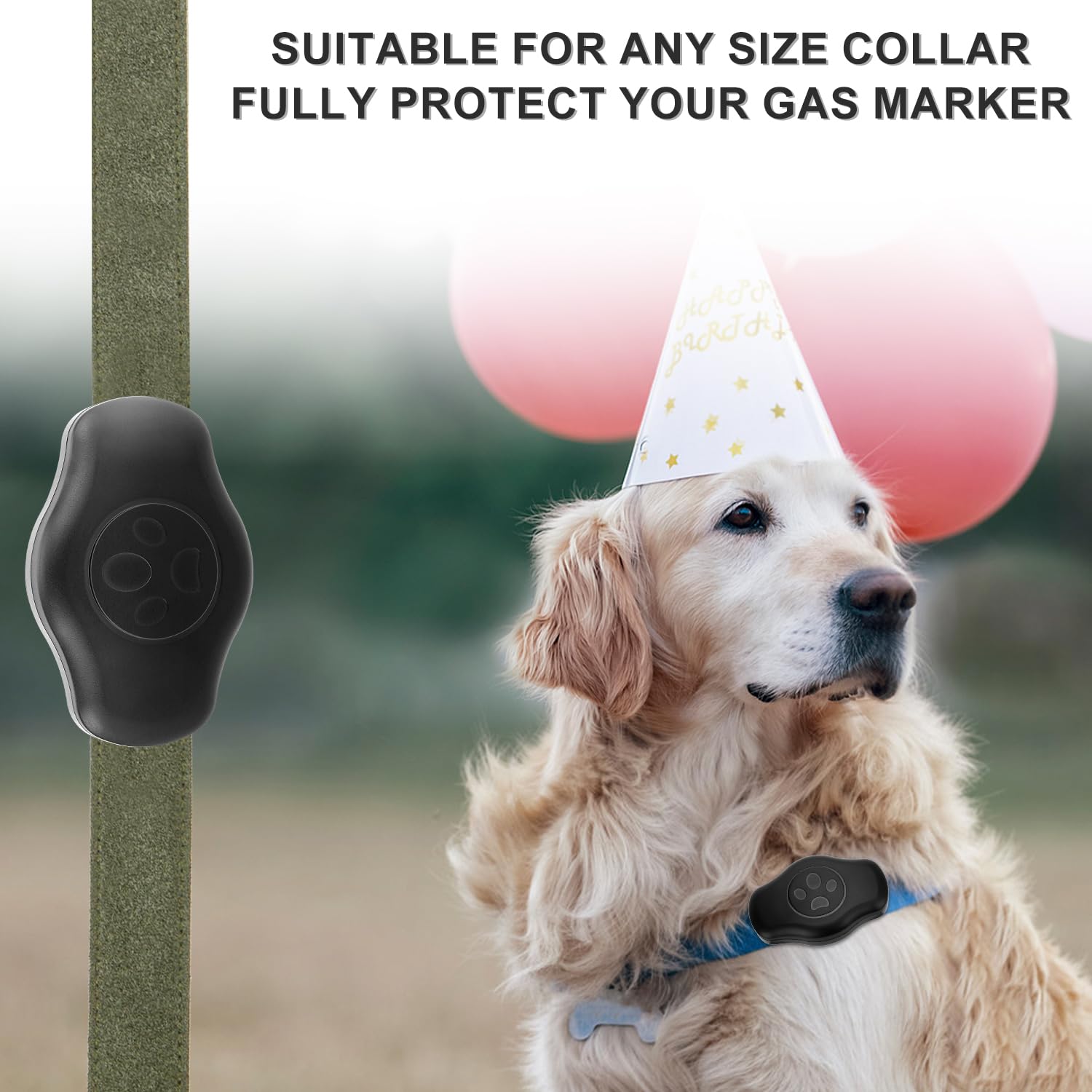 MYPETSTOCK® Custodie Airtag Per Cani E Gatti - Set Da 2, Impermeabili In Silicone Con Chiusura 360° - Blu Scuro/Menta - Foto 3