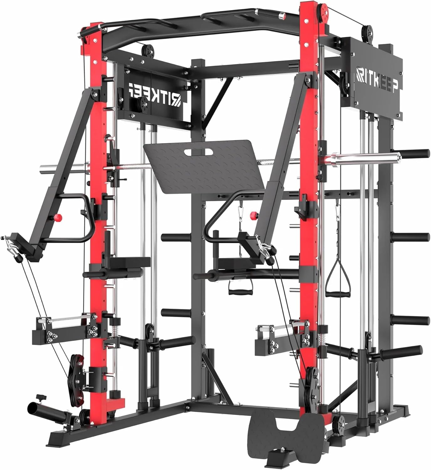 RitKeep PMAX-4750 Smith Machine – All-in-One Trainer with Jammer Arms & Leg Press