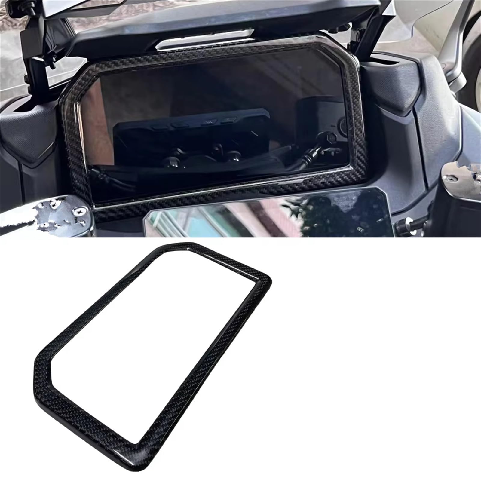 Tachimetro Cassa Compatibile Con Yamaha Per MAX Per TMAX560 2023-2025 Accessori Moto In Fibra Di Carbonio Cruscotto Telaio Copertura Dello Schermo