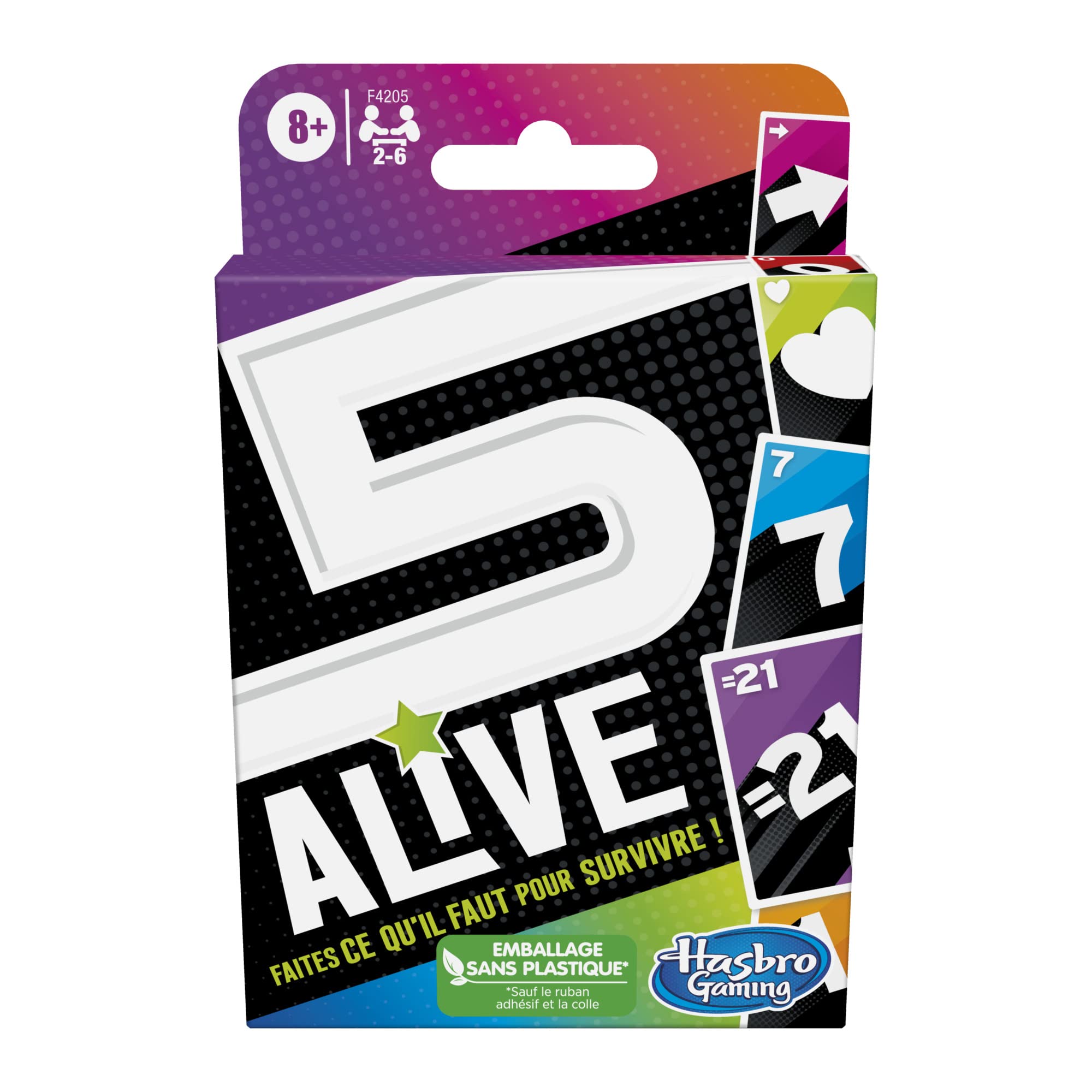 Hasbro Disney Frozen 5 Alive, Card Game for Children Fun Family Game, Ages 8+, 2-6 Players, Multicolor, standard size