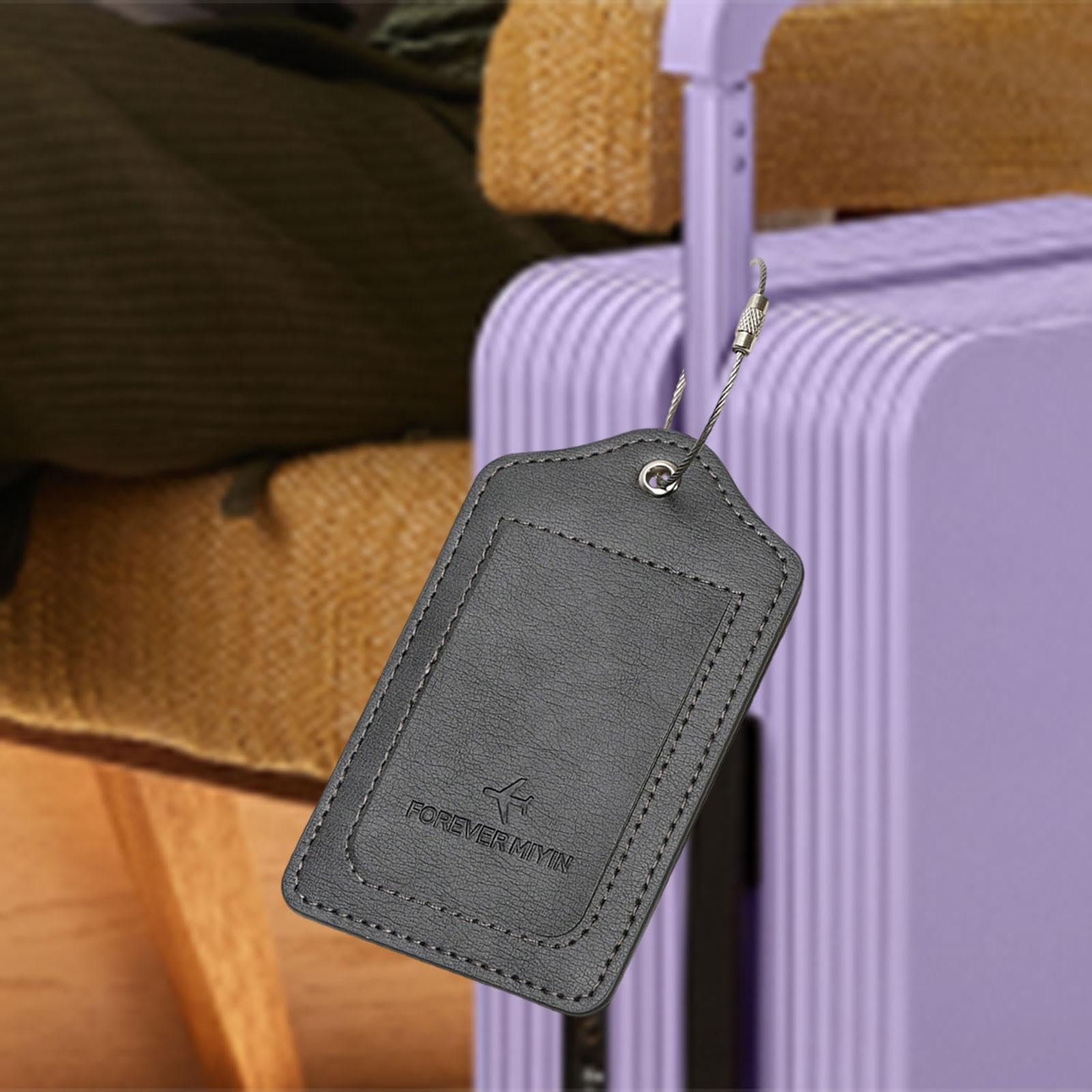 4xEtichette per Bagagli, Etichette Portatili per Valigie Da Viaggio in Aereo, per Viaggi All'aperto, 5 pezzi