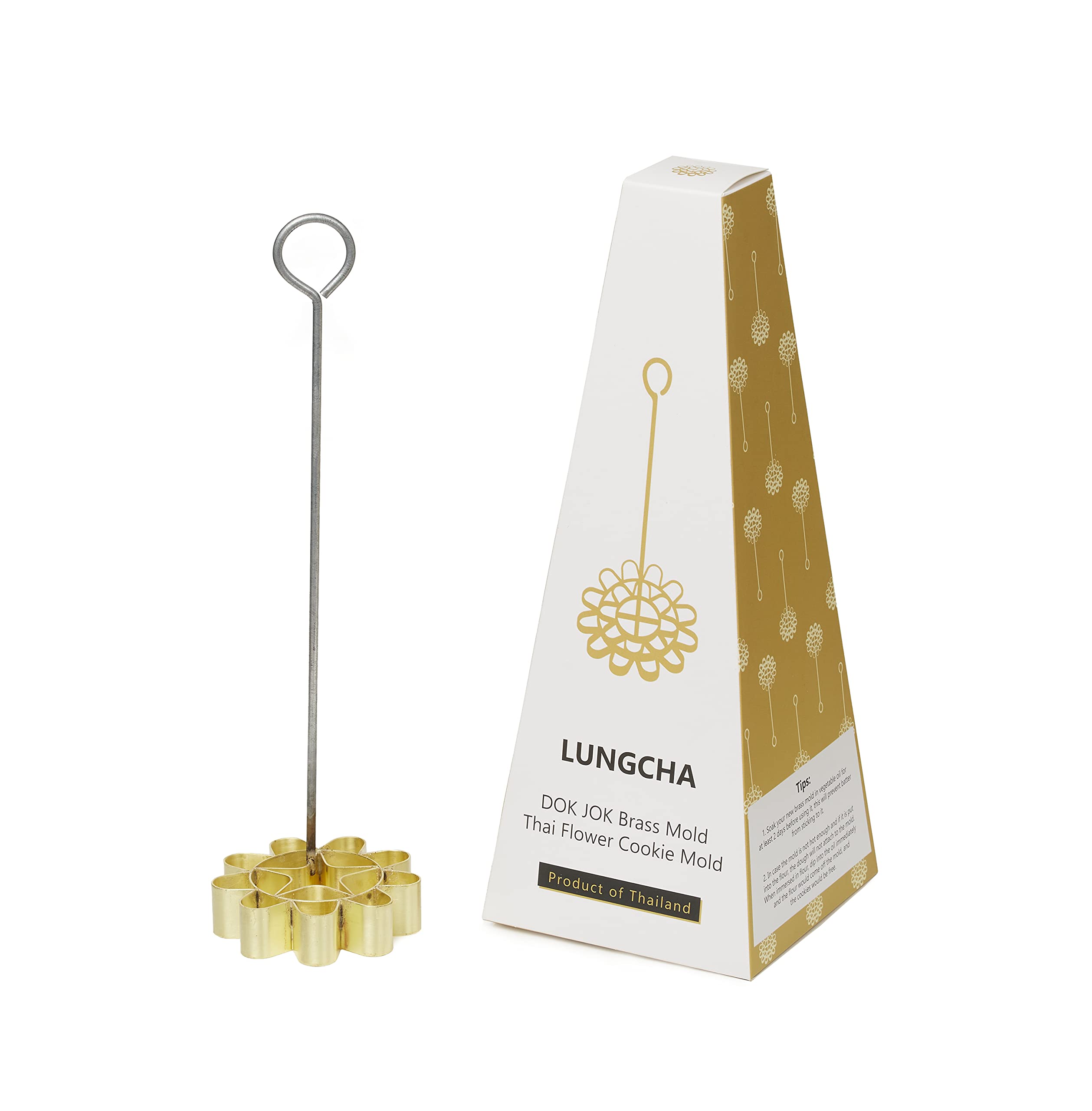 Amazon.com: DOK JOK Brass Thai Flower Cookies Mold for Stylist