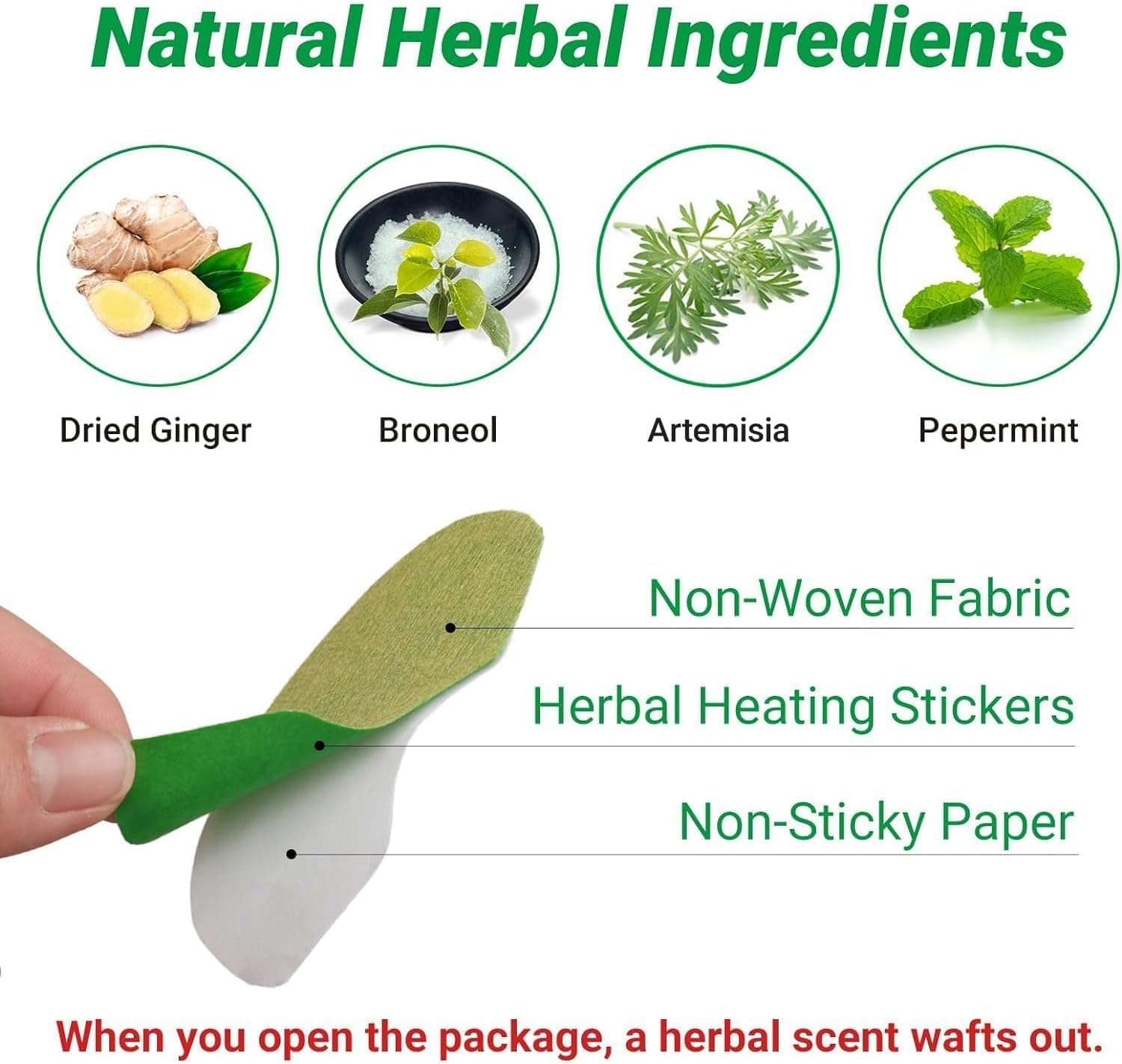 Shoulder Herbal Pain Relief Patch Combo Pack (Pack of 20) – Natural Heat Therapy for Back, Knee, Joint, Muscle & Neck Pain | Long-Lasting Warm Relief | Fast-Acting Stick-On Care — Amazon image 5