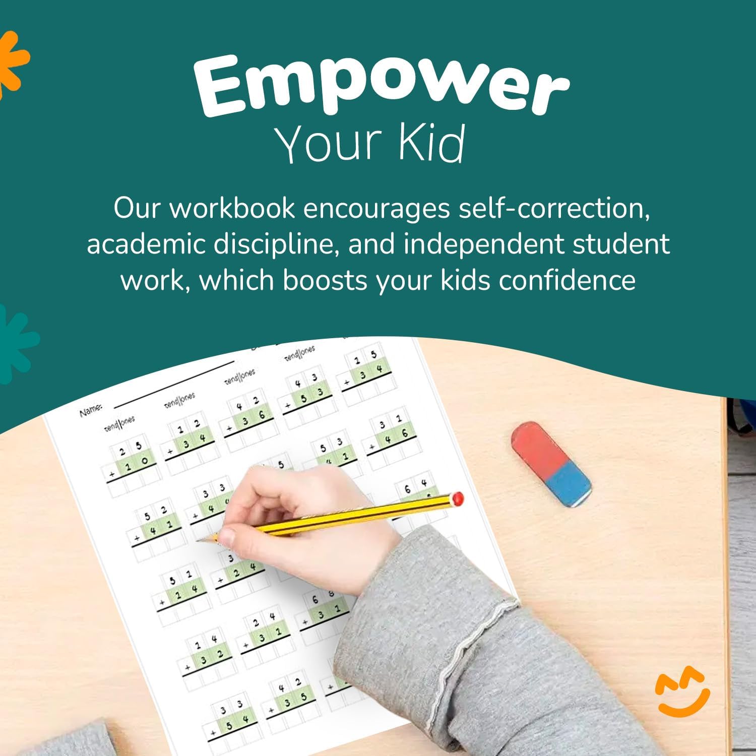 Channie's One Page A Day Double Digit Math Problem Workbook for 1st Graders, 2nd Graders, and 3rd Grade Simply Tear Off On Page a Day For Math Repetition Exercise! Addition and Subtraction Workbook : Office Products