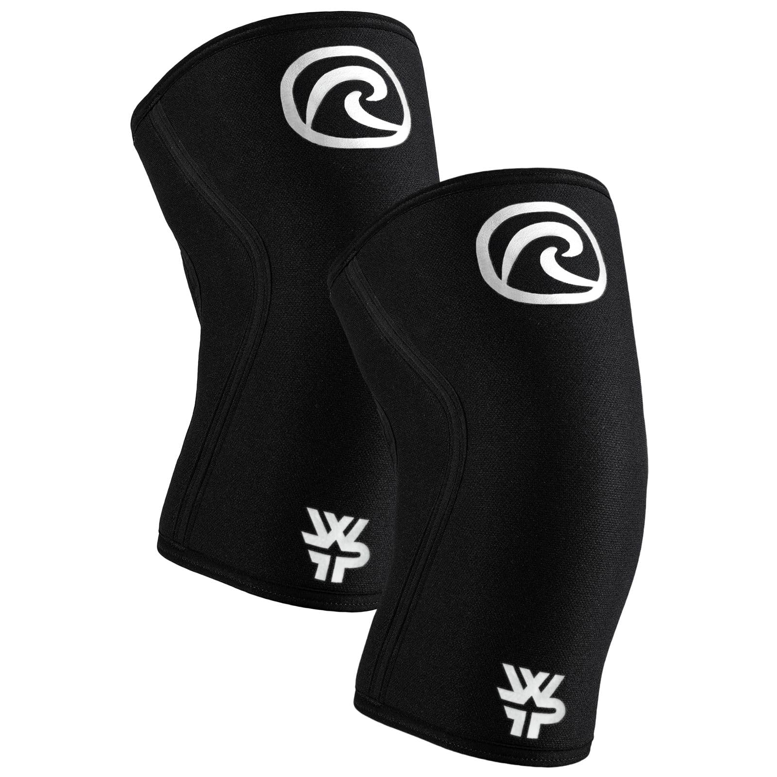 Rehband x World Fitness Project Power MAX Rodillera 7 mm SBR/Neopreno, Apta para competición, Ideal para musculación, Powerlifting, Crossfit y Halterofilia