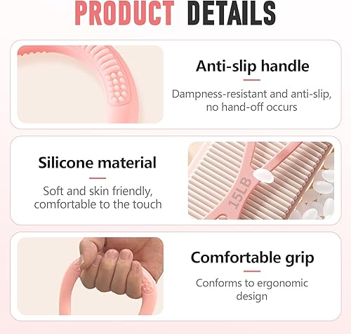 Miniatura 3 de Figura 8 bandas de ejercicio para mujeres y hombres, banda de goma de 8 formas con asas para entrenamientos de cuerpo completo, entrenamiento de