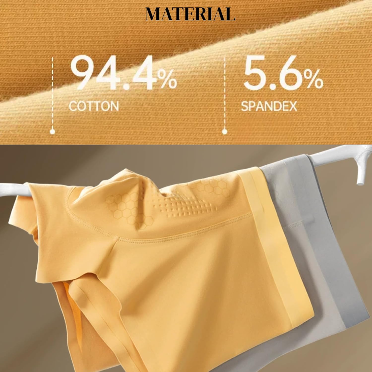 Ultra-Soft Young Men's Boxer Briefs 4 Pack, 3D Breathable Pouch Modal Trunks Moisture-Wicking Stretch Underwear - Image 2