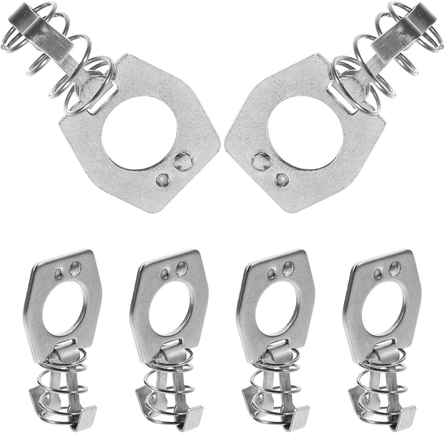 Rv Water Heater Door Latch Cam Lock Fastener Stainless Steel 6pcs | Silver Finish, Simple Installation, Outdoor Trips, Low Maintenance