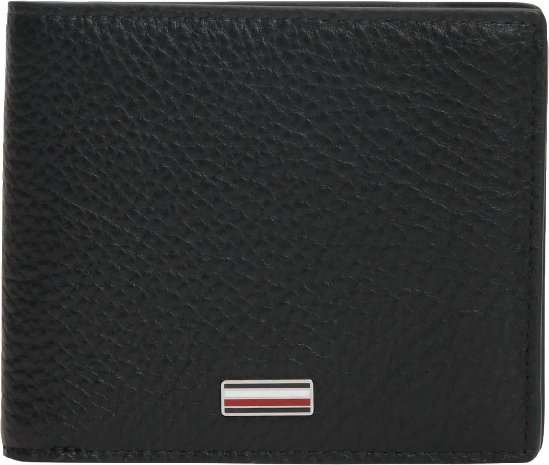 Tommy Hilfiger Men Th Central Cc and Coin AM0AM14496 Bifold Wallet, Black, One Size