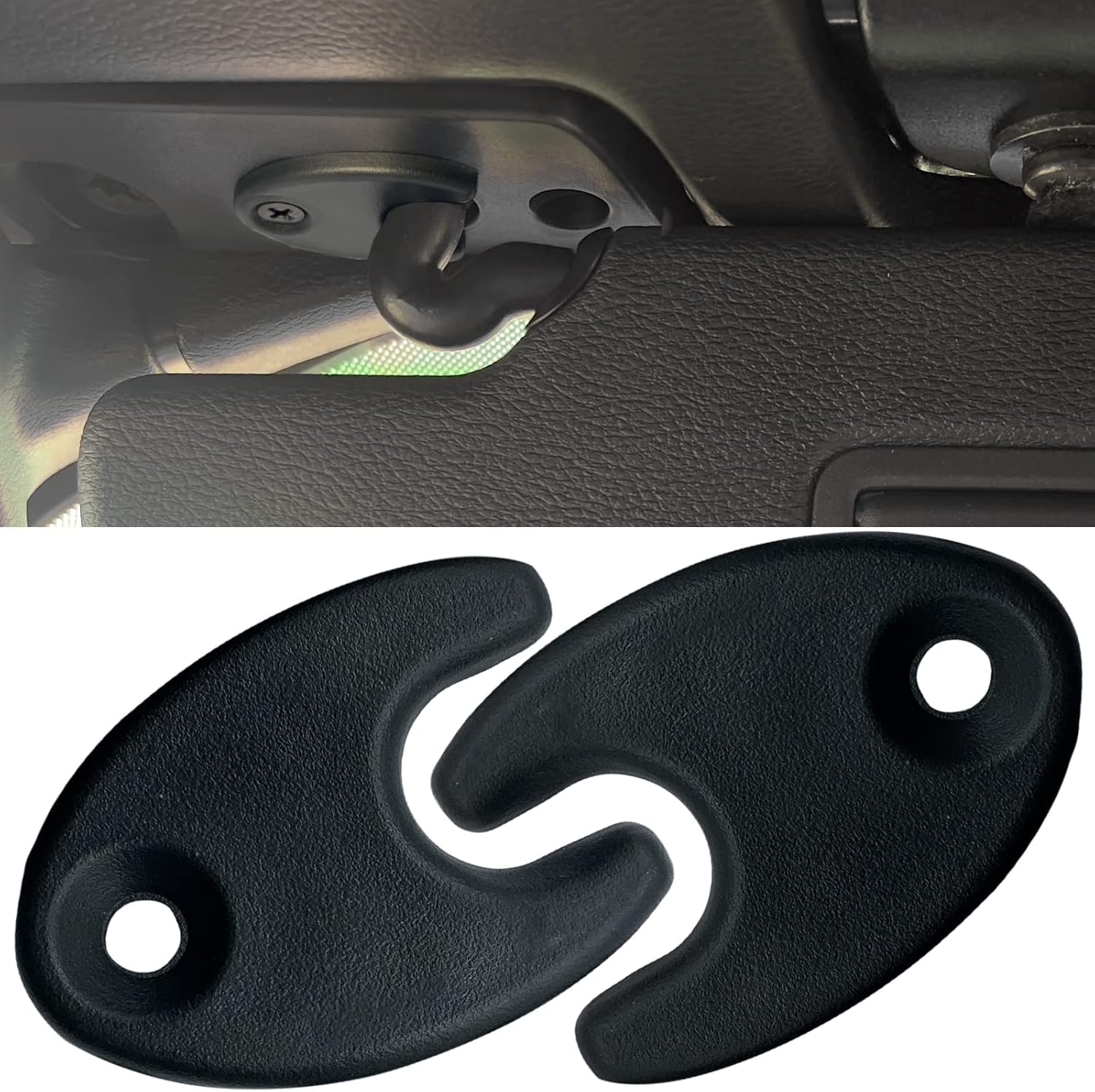 OMIMO Visor Holder Fit for Jeep Wrangler JK, JL and