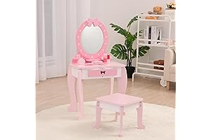 Adorable Kids Vanity Set: A Pretend Princess Play Wonderland!