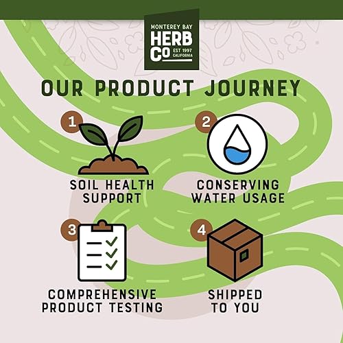 Miniatura 10 de Monterey Bay Herb Co Polvo de hoja de tomillo  Hierba mediterránea para cocinar, aceites, jabones y cremas  1 libra de hierba a granel