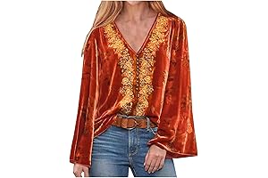 Trendy Plus Size Velvet Top