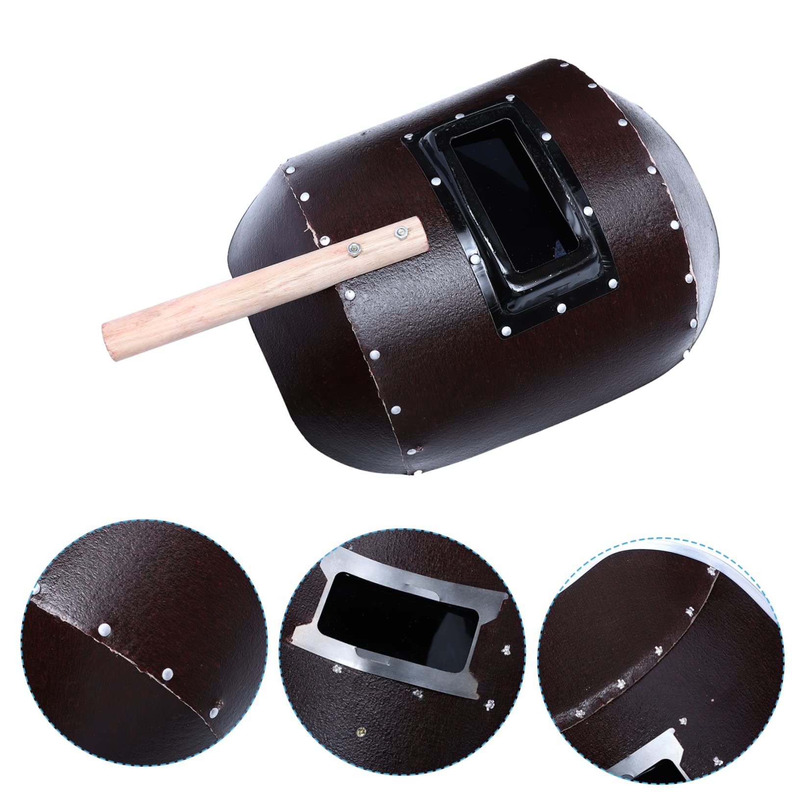 WOONEKY 2 Maschere Di Saldatura Portatili Con Materiali Ad Alta Resistenza Maschera Di Saldatura Riutilizzabile Casco Di Saldatura Con Blocco Automatico