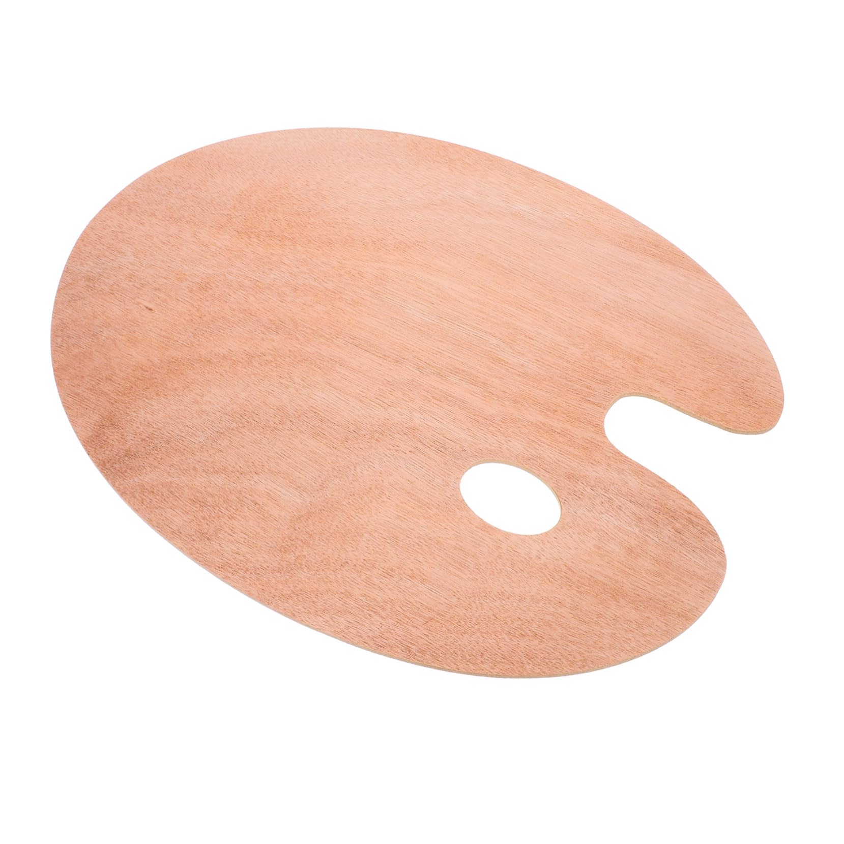 Angoily 5 Pièces Palette de Peinture Ovale avec Trou pour Pouce Surface Lisse Antiadhésive Adaptée Aux à Huile Gouache et Acrylique Palette Ergonomique pour Artistes