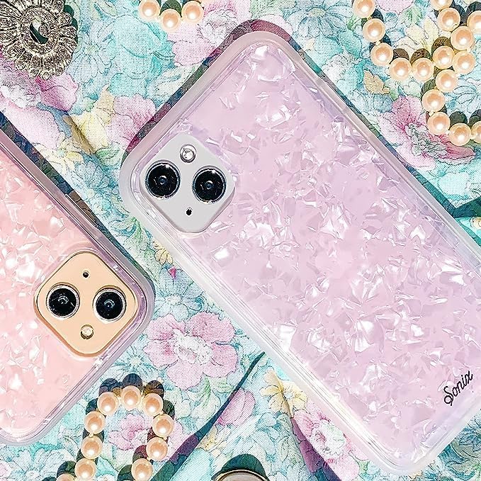 Sonix Case for iPhone 15, 14, 13 | Compatible with MagSafe | 10ft Drop Tested | Pink Pearl Tort - Image 5
