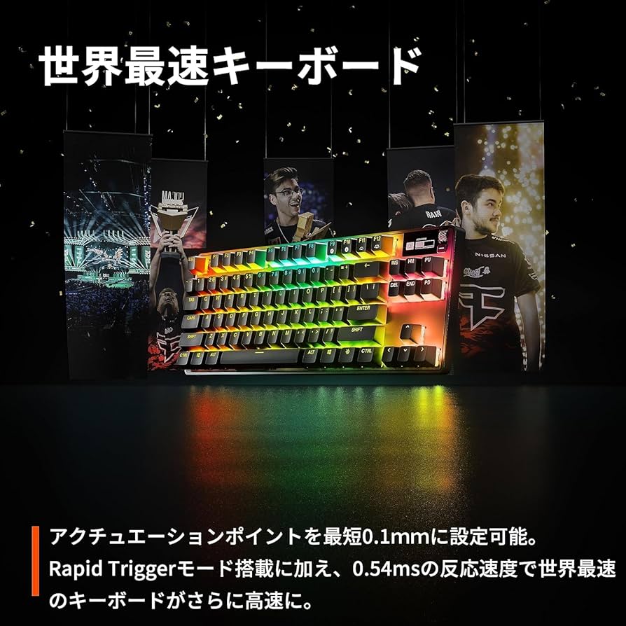 Amazon.co.jp: SteelSeries ゲーミングキーボード テンキーレス
