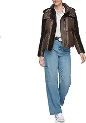 Casaco de penas Mw1ad464 Andrew MarcFeminino