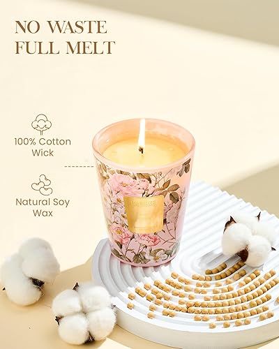 Miniatura 3 de M&SENSE - Vela aromática de cera de soja natural, 14.1 onzas, 60 horas, larga duración, combustión lenta, para decoración del hogar, vela de