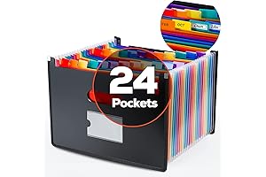 Ultra-Large Accordion File Organizer For Legal Size Paper