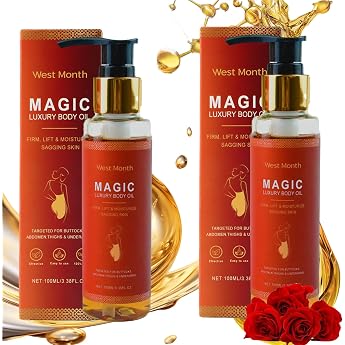 Magic Body Oil with 99% Natural Ingredients Skin Firming Body Oil Beauty for Dry Lines Sagging Skin Care Oil 200 ml